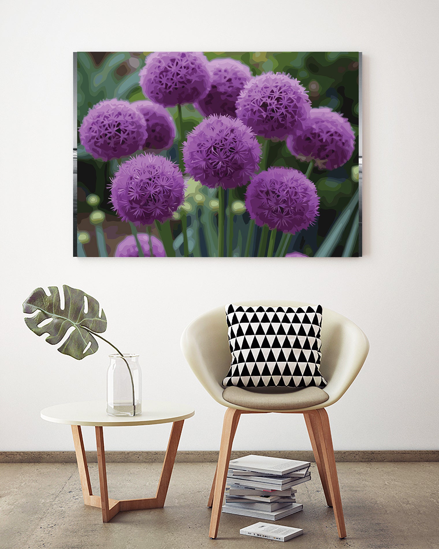 Pictura pe Numere – Sfere de Allium 6865