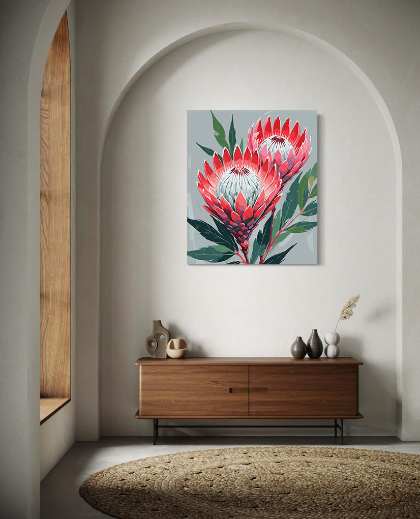 Pictura pe Numere – Protea eleganta 7007
