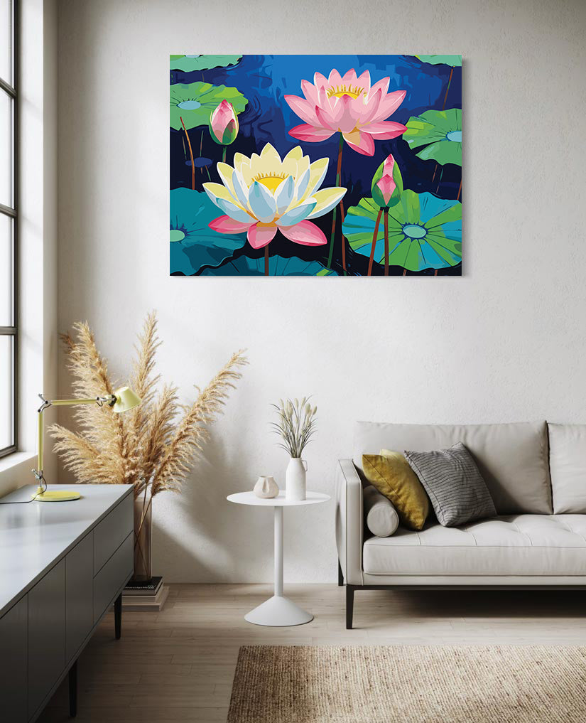 Pictura pe Numere – Serenitatea lotusului 7216