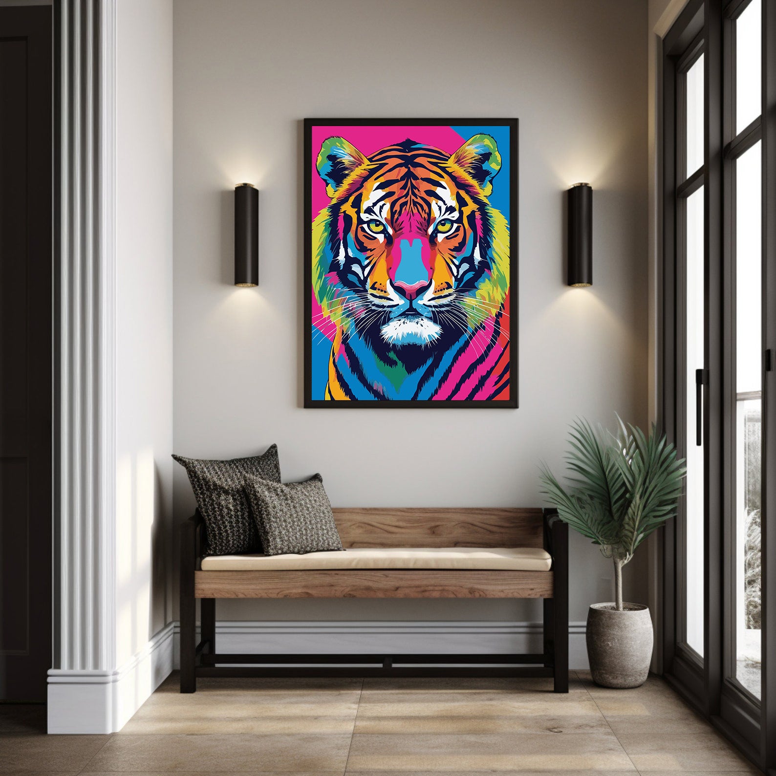 Pictura pe Numere – Privirea de neon 7458