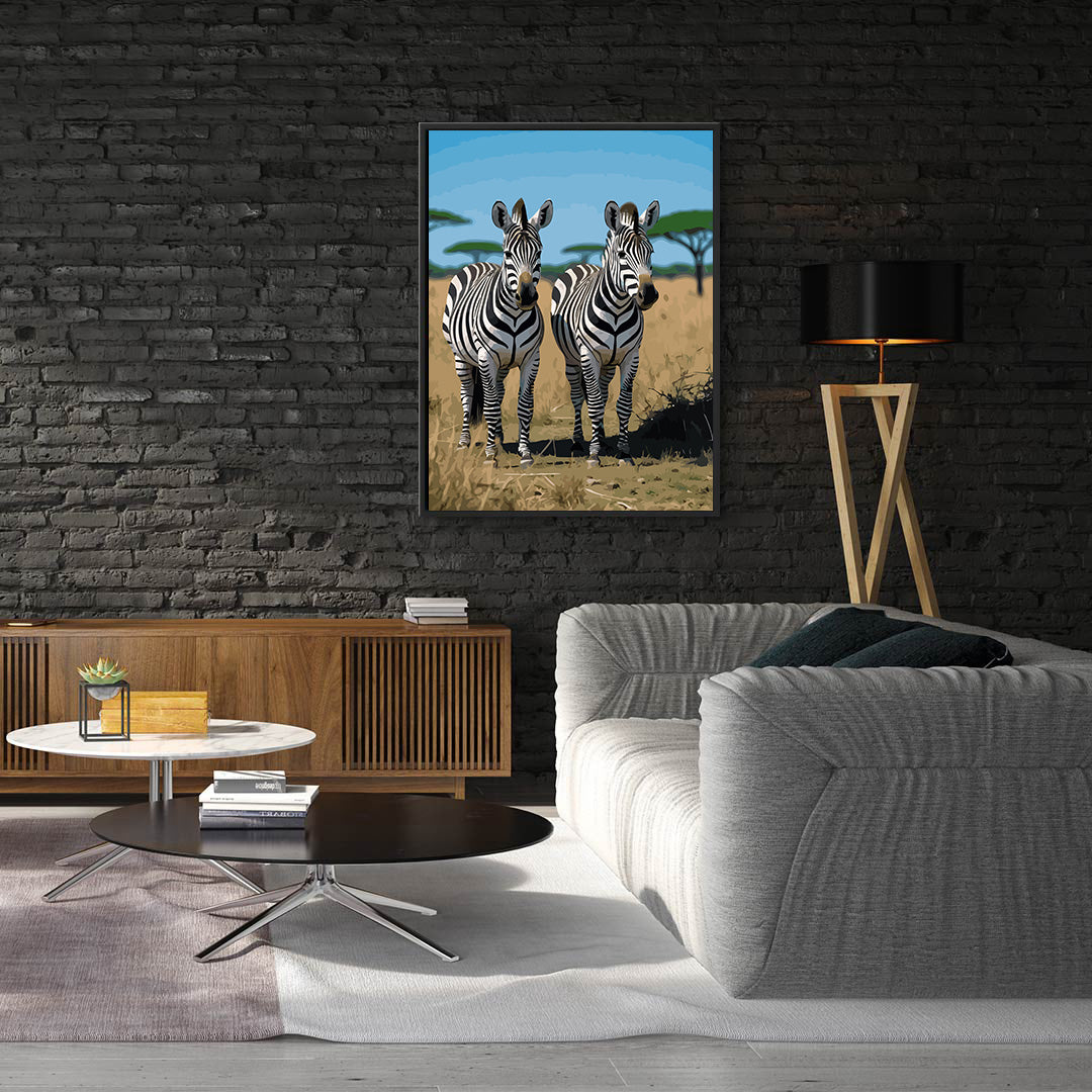 Pictura pe Numere – Oglindirea dungilor 7490