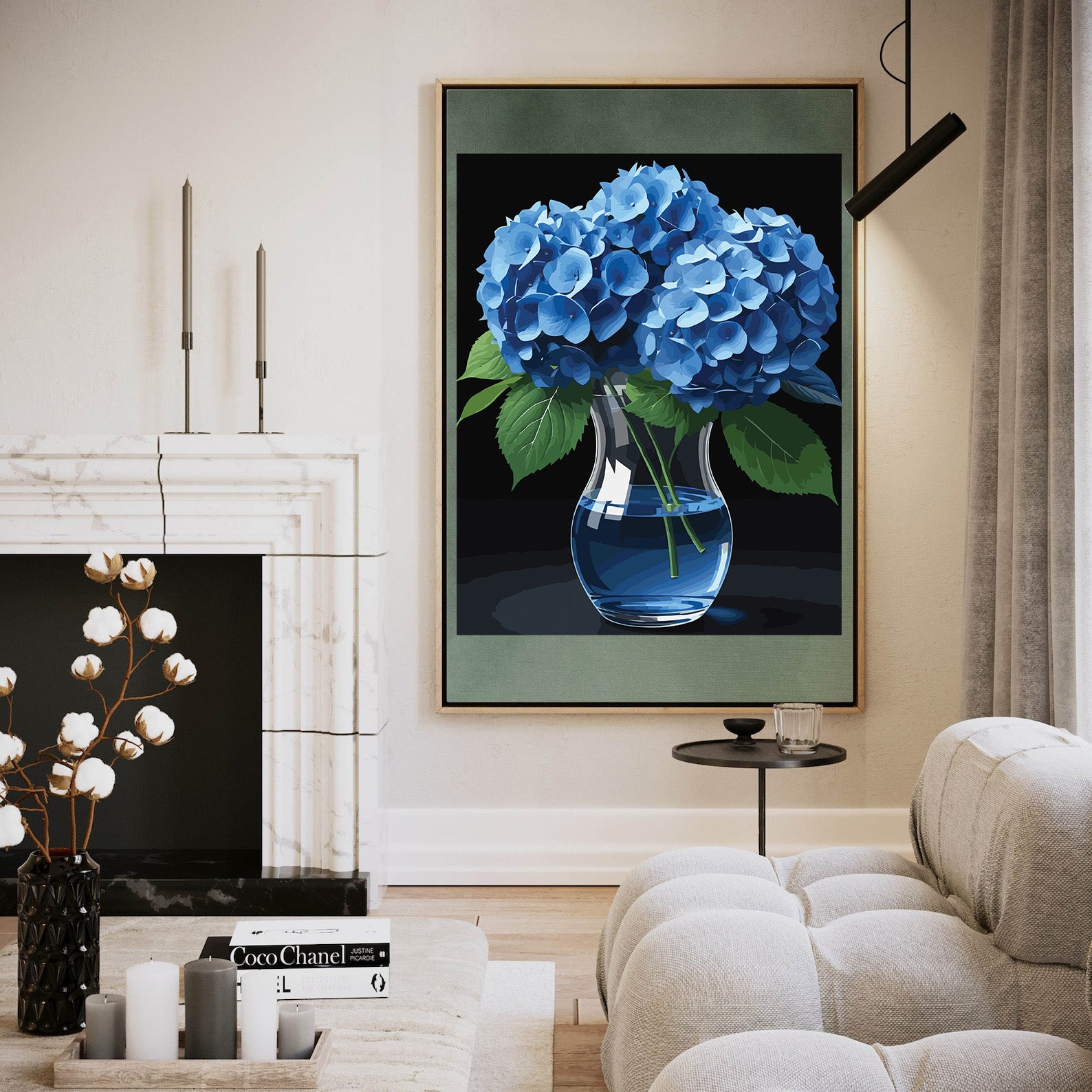 Pictura pe Numere – Ecou de safir 6963