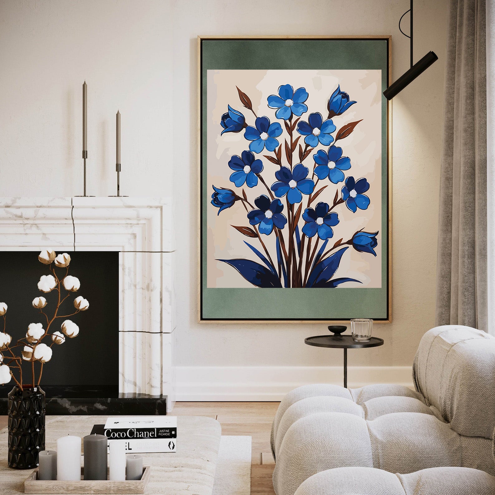 Pictura pe Numere – Tonuri de azur 7137