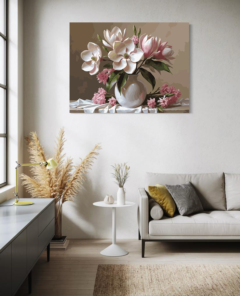 Pictura pe Numere – Eleganta magnoliilor 7085