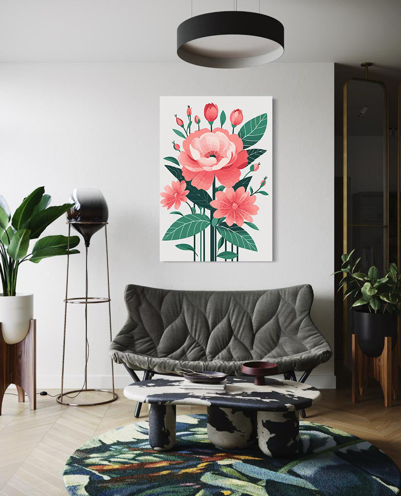 Pictura pe Numere – Tonuri de coral 7140