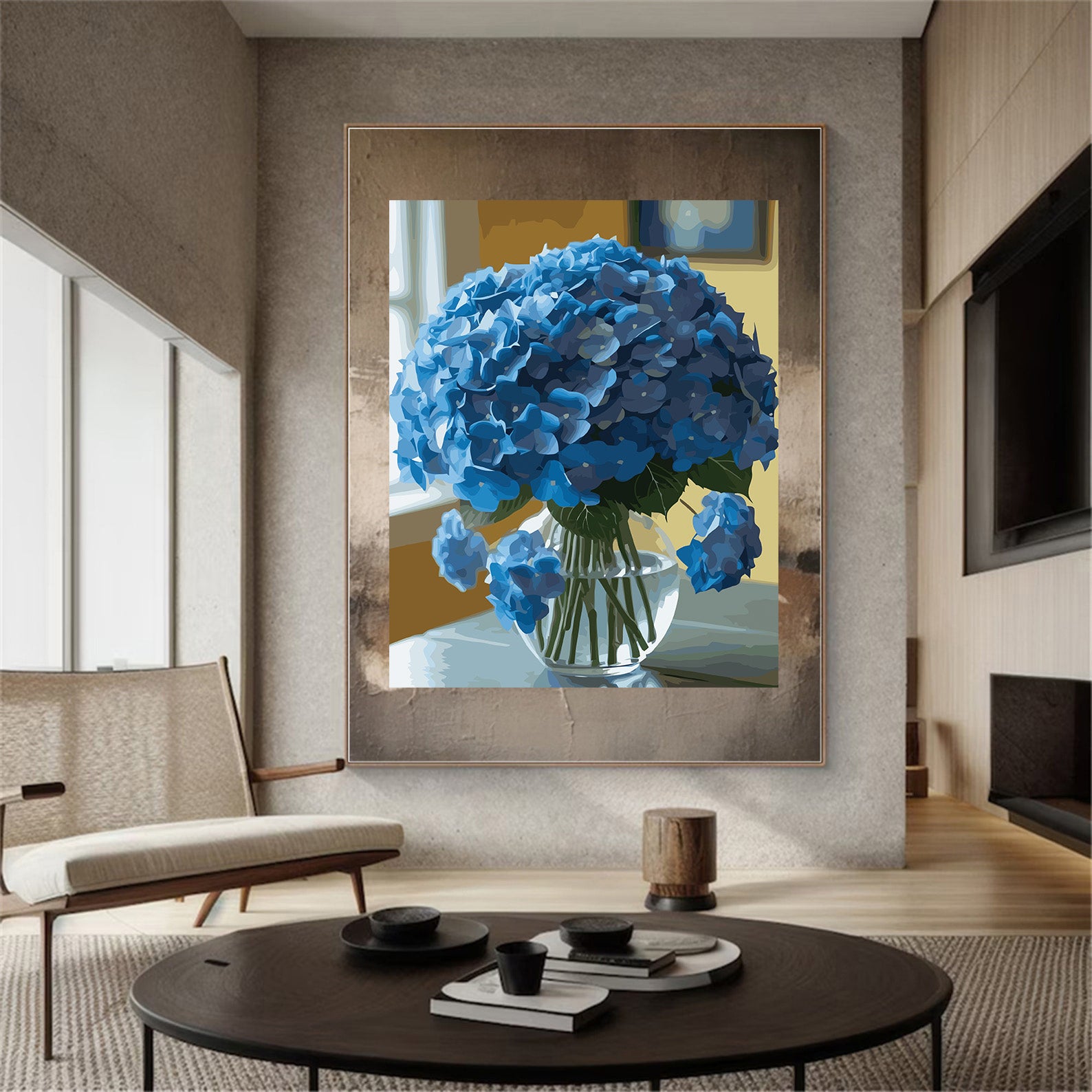 Pictura pe Numere – Sfera de azur 7068