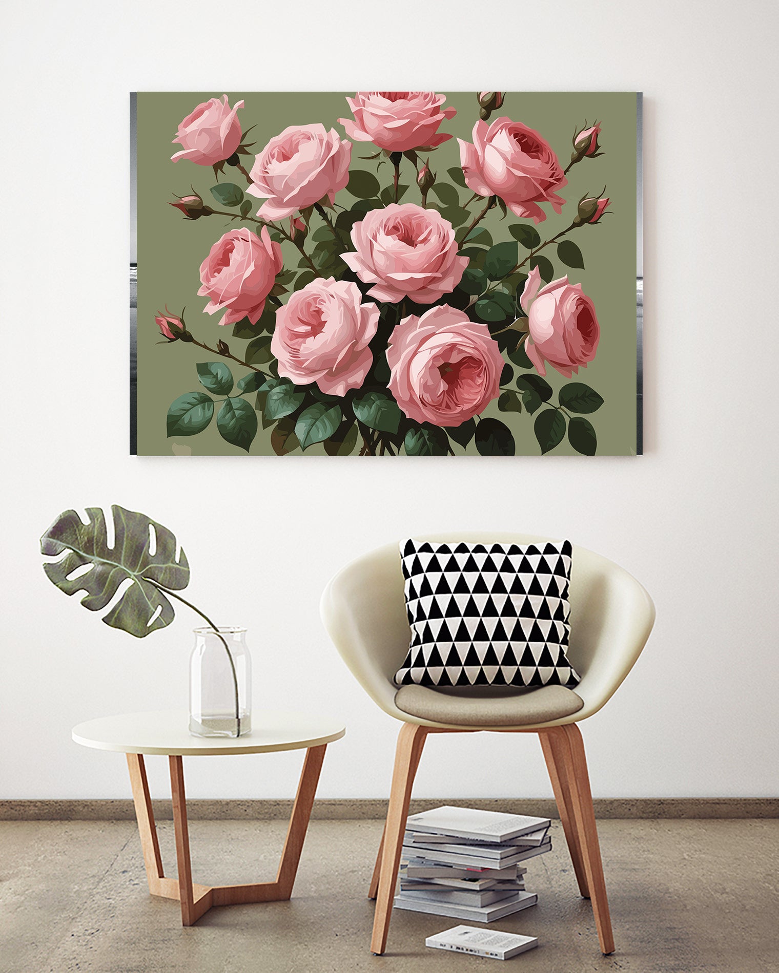 Pictura pe Numere – Eleganta in roz 7028