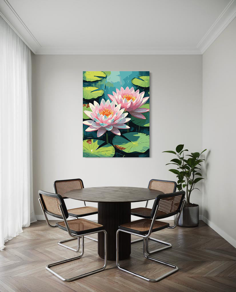 Pictura pe Numere – Liniste pe lac 6911