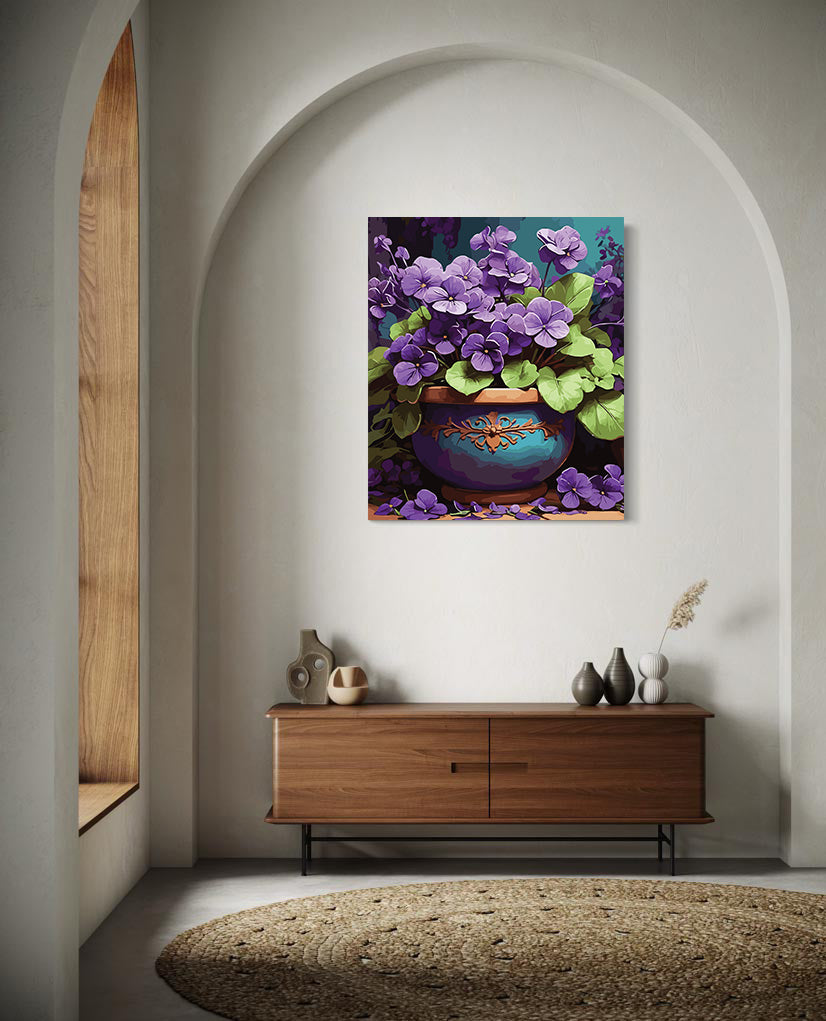 Pictura pe Numere – Taina violetelor 6974