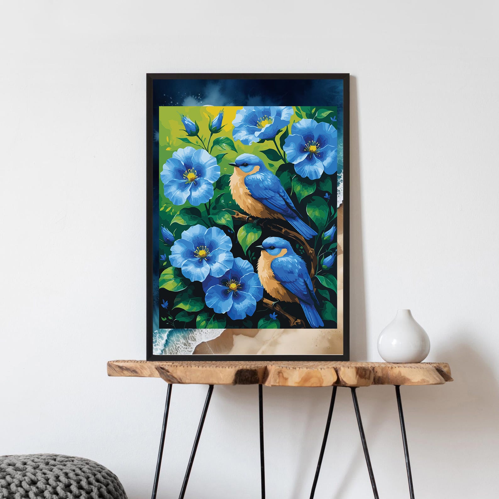 Pictura pe Numere – Cantec albastru 6998