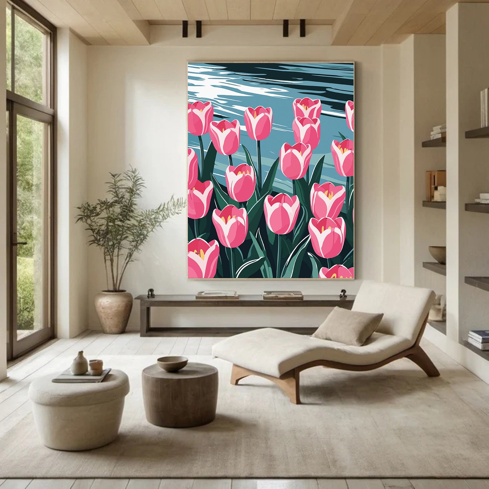 Pictura pe Numere – Reflexii roz 7199