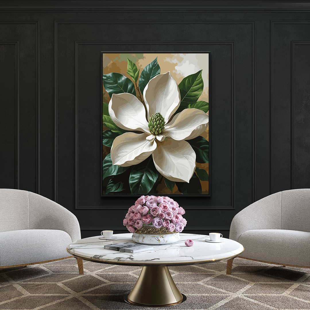 Pictura pe Numere – Magnolia inflorita 6889