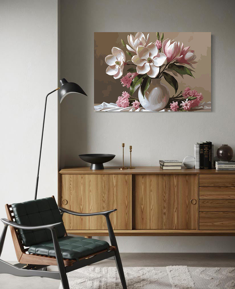 Pictura pe Numere – Eleganta magnoliilor 7085