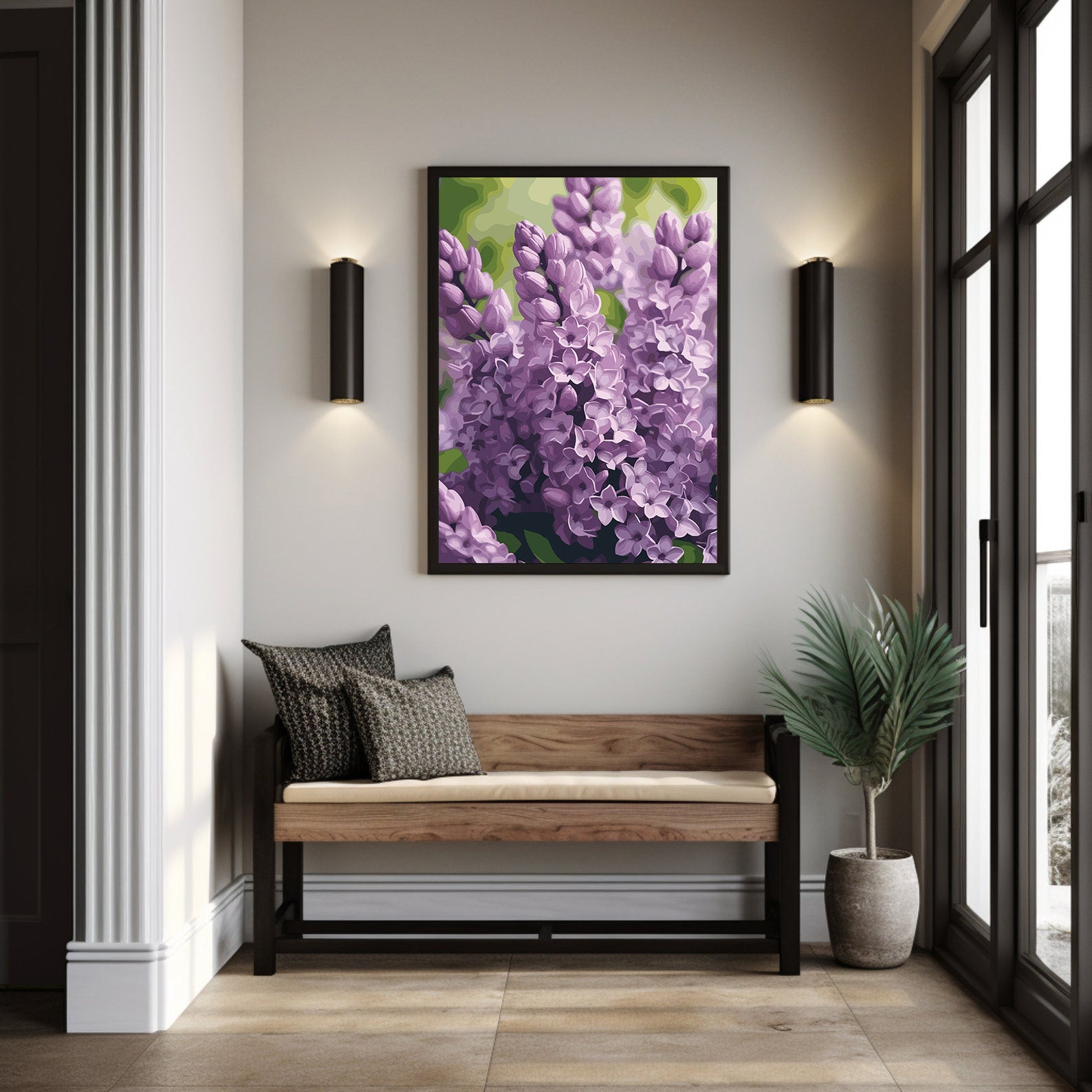 Pictura pe Numere – Parfum de liliac 7025