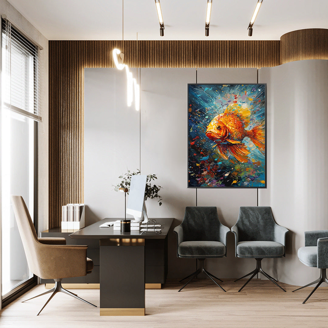 Pictura pe Numere – Explozie de aur 7308