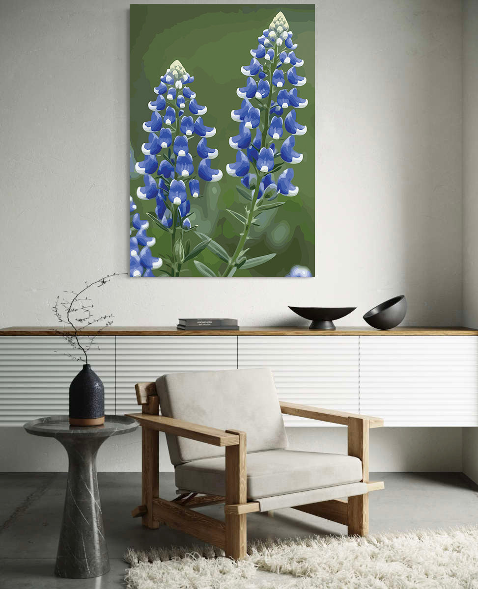 Pictura pe Numere – Ecou de safir 6951