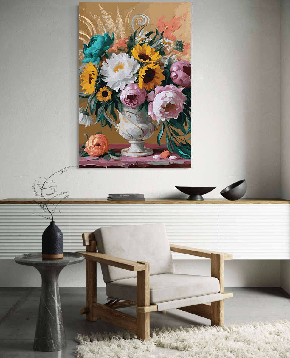 Pictura pe Numere – Simfonia bujorilor 7164
