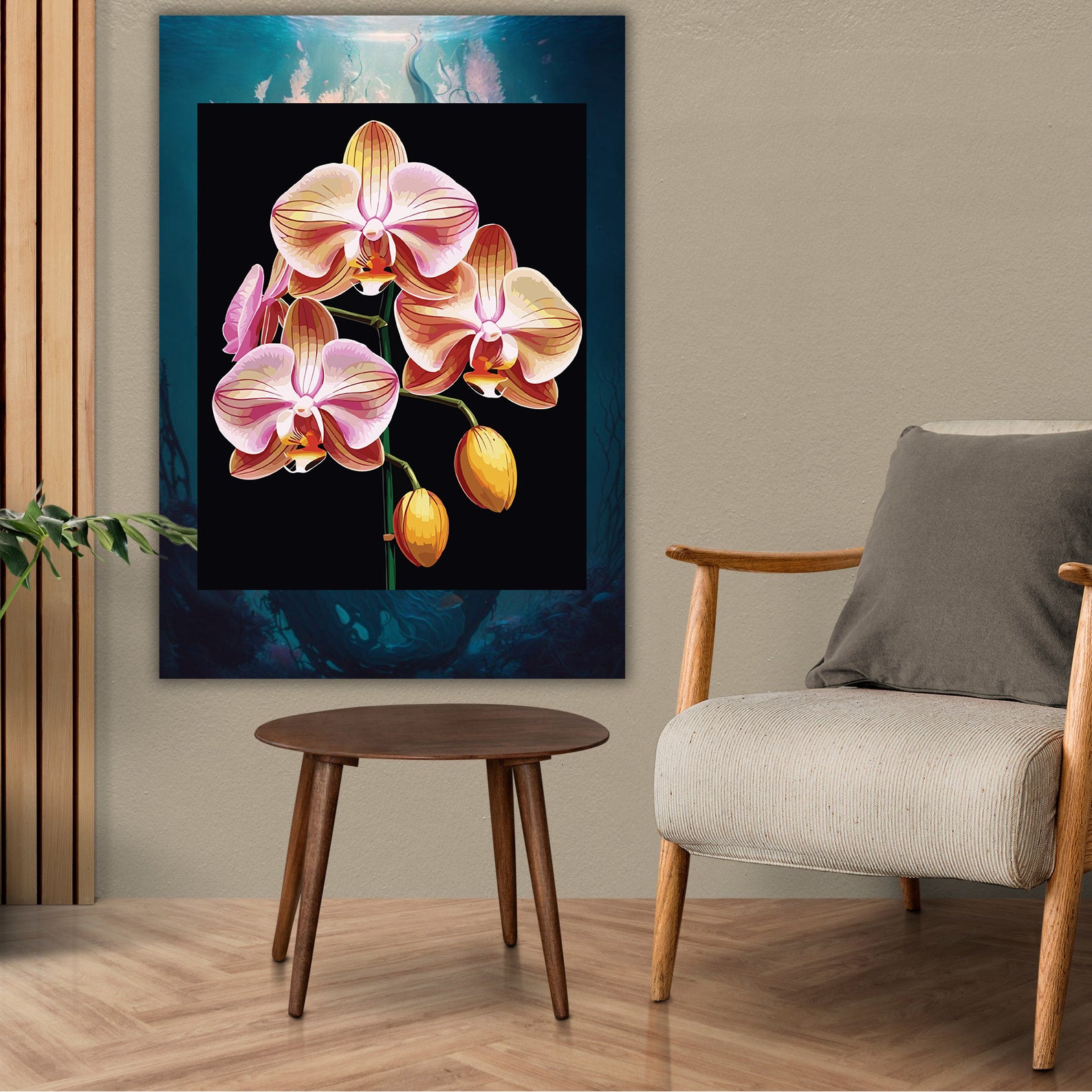 Pictura pe Numere – Orhidee cu boboci 6885