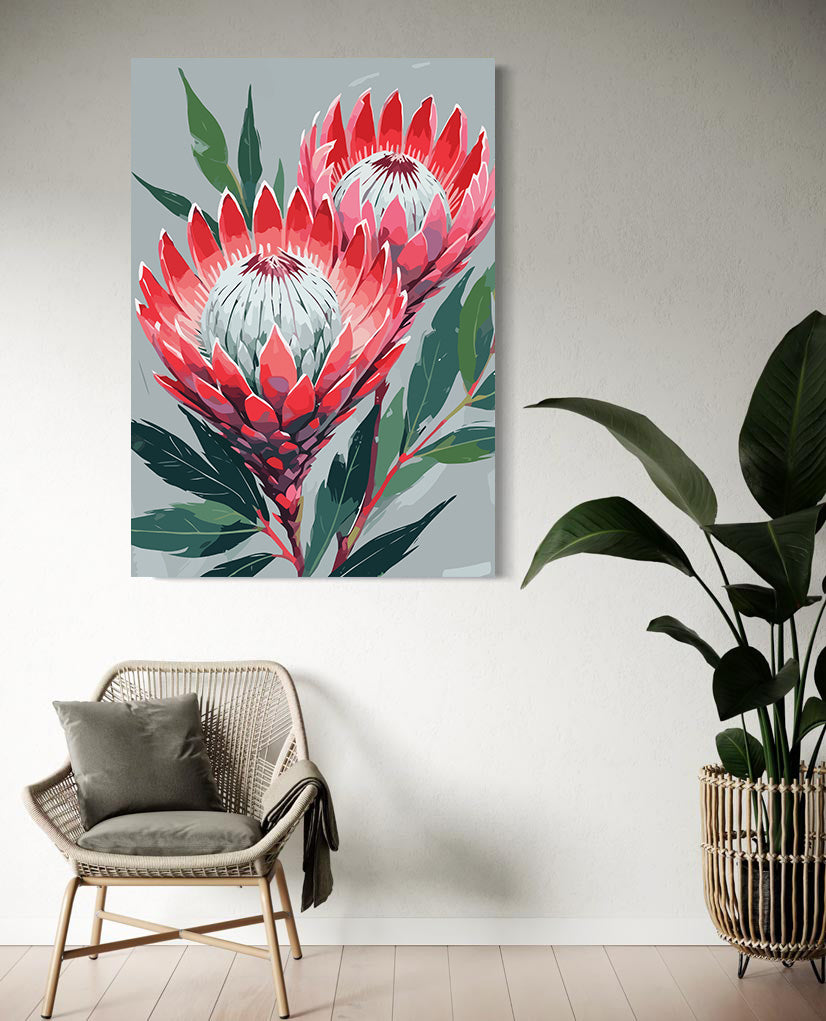 Pictura pe Numere – Protea eleganta 7007