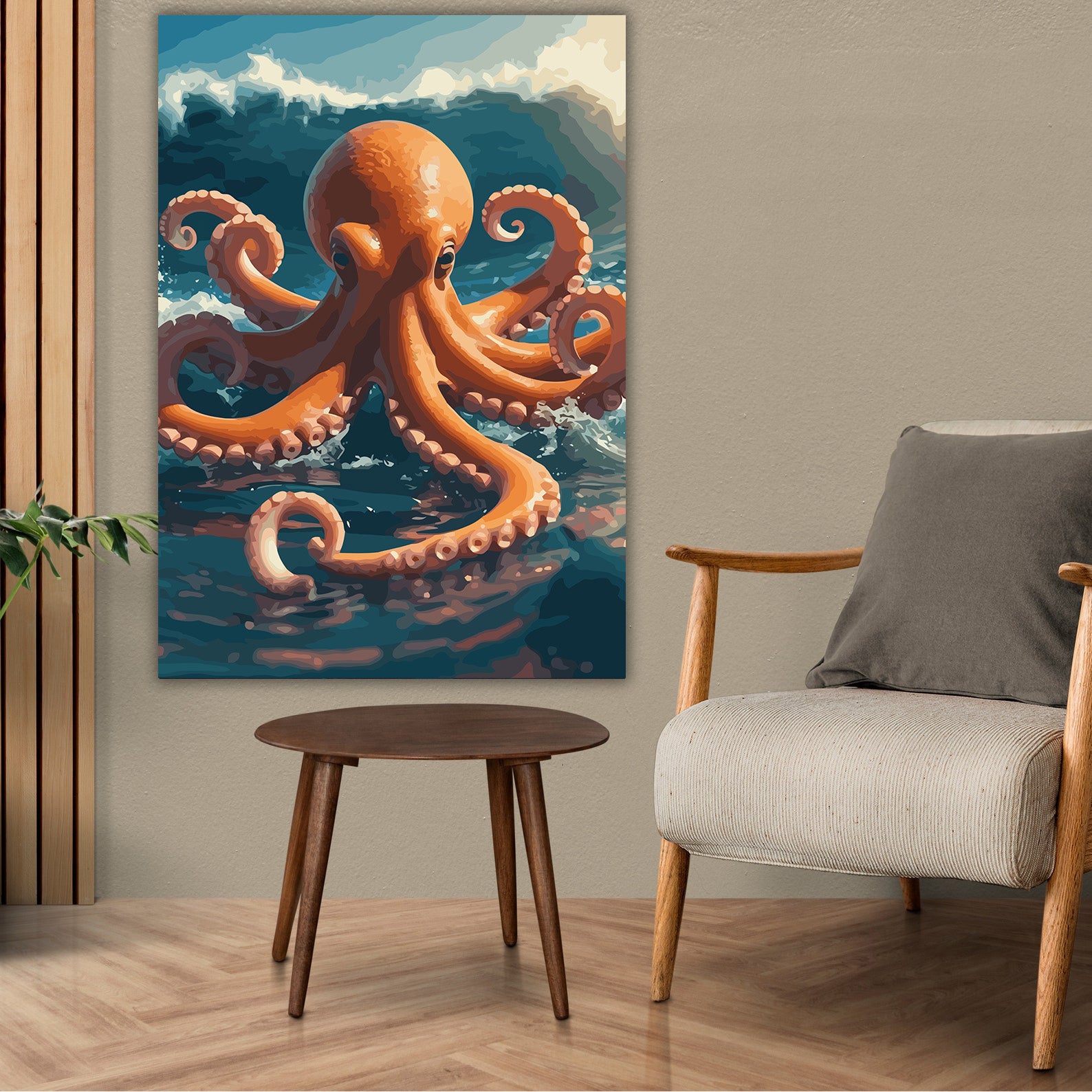 Pictura pe Numere – Tentacule in dansul oceanului 7463