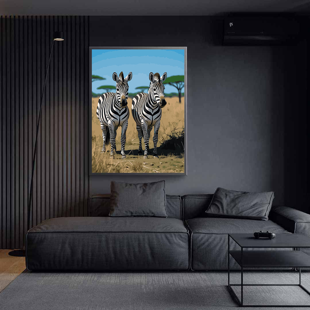 Pictura pe Numere – Oglindirea dungilor 7490