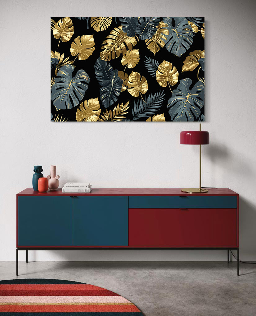Pictura pe Numere – Frunze de monstera 7271