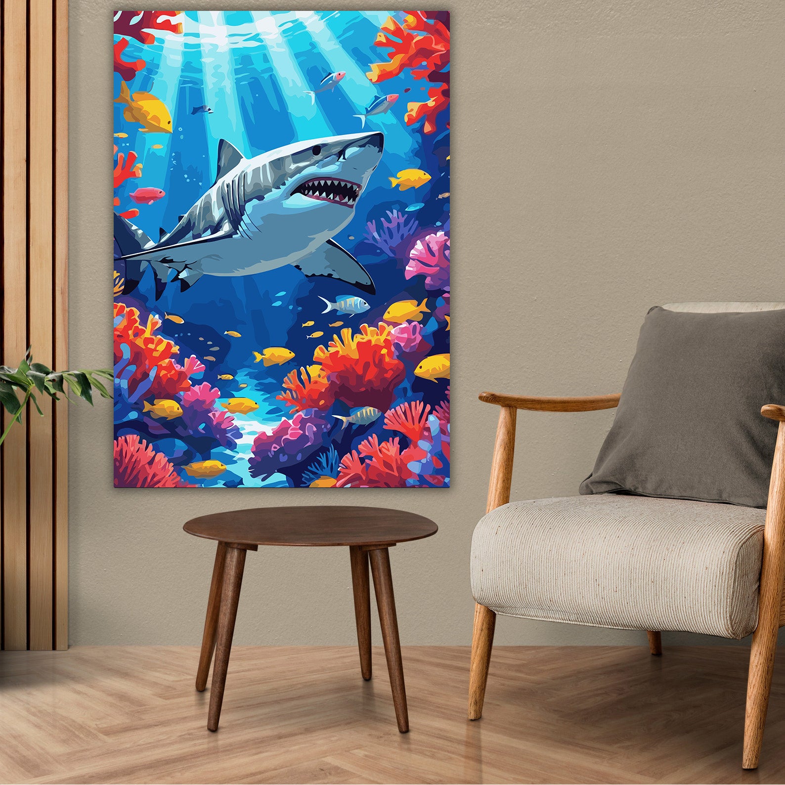 Pictura pe Numere – Stapanul recifului colorat 7362