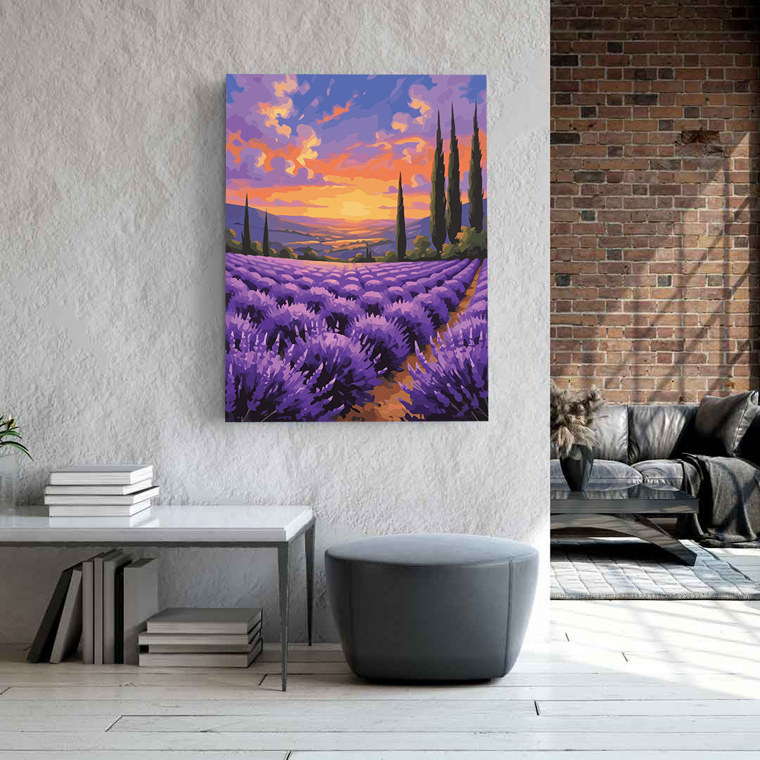 Pictura pe Numere – Orizont de purpura 6970