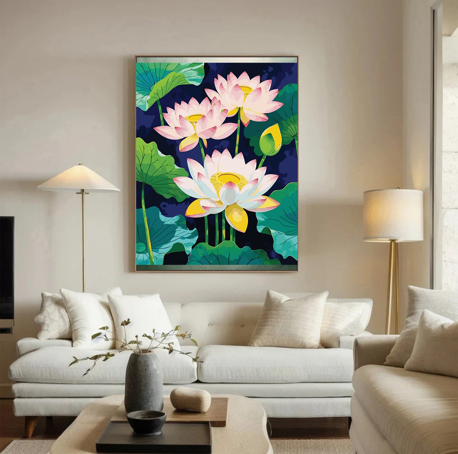 Pictura pe Numere – Lumina nufarului 7089