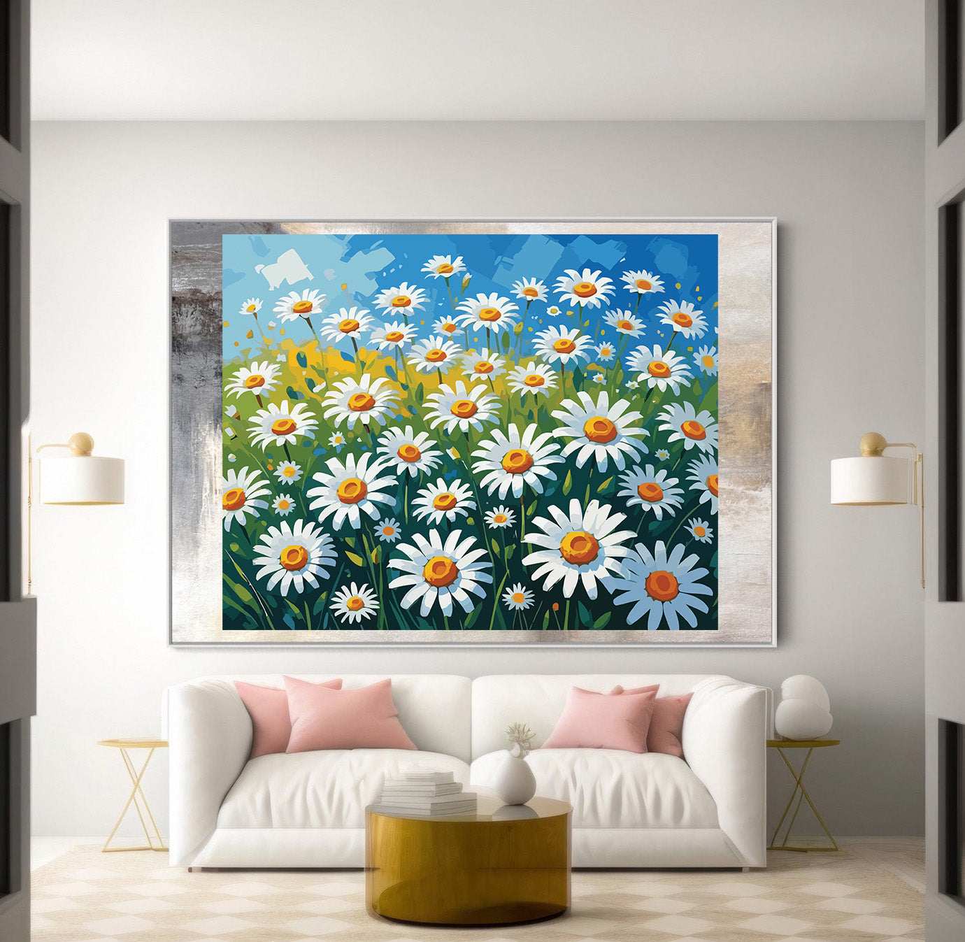 Pictura pe Numere – Margarete sub cer senin 7016