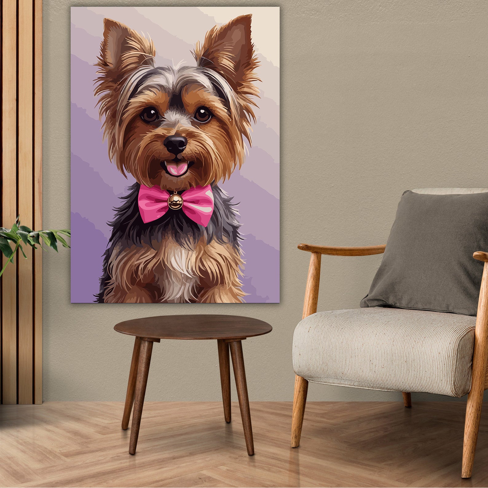 Pictura pe Numere – Eleganta micului yorkie 7499