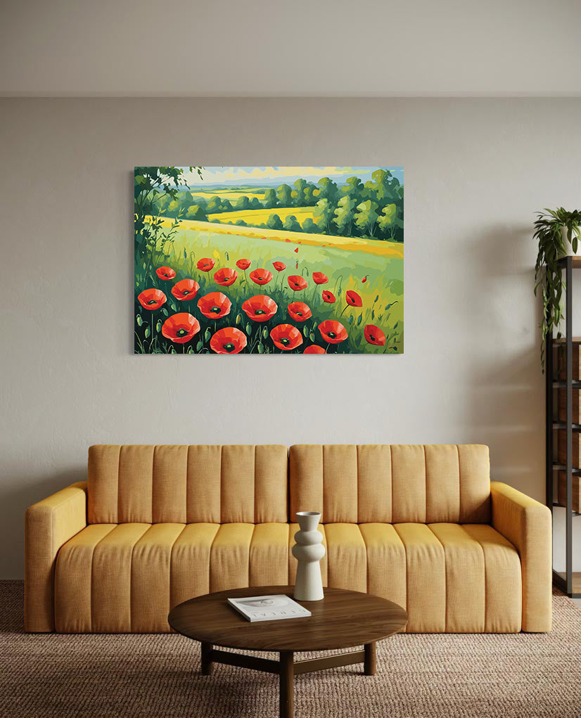 Pictura pe Numere – Ecoul rosu al verii 7078