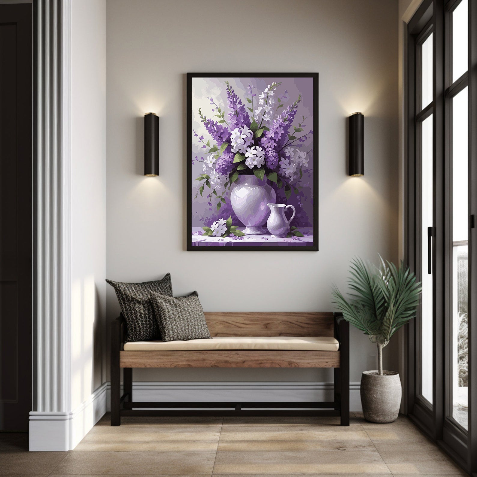 Pictura pe Numere – Armonie violeta 7037