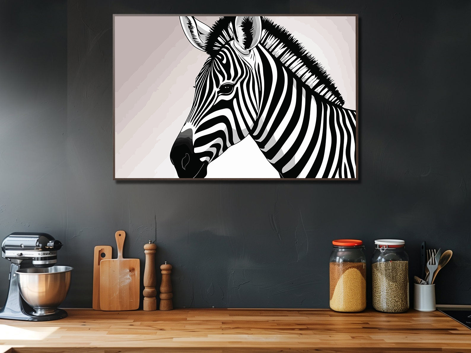 Pictura pe Numere – Contrast monocrom 7447