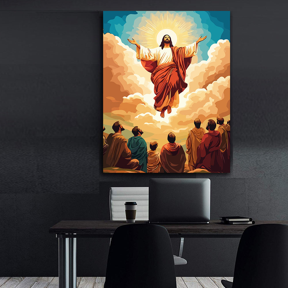 Set Pictură pe numere – Înălțarea Lui Isus Hristos 6269