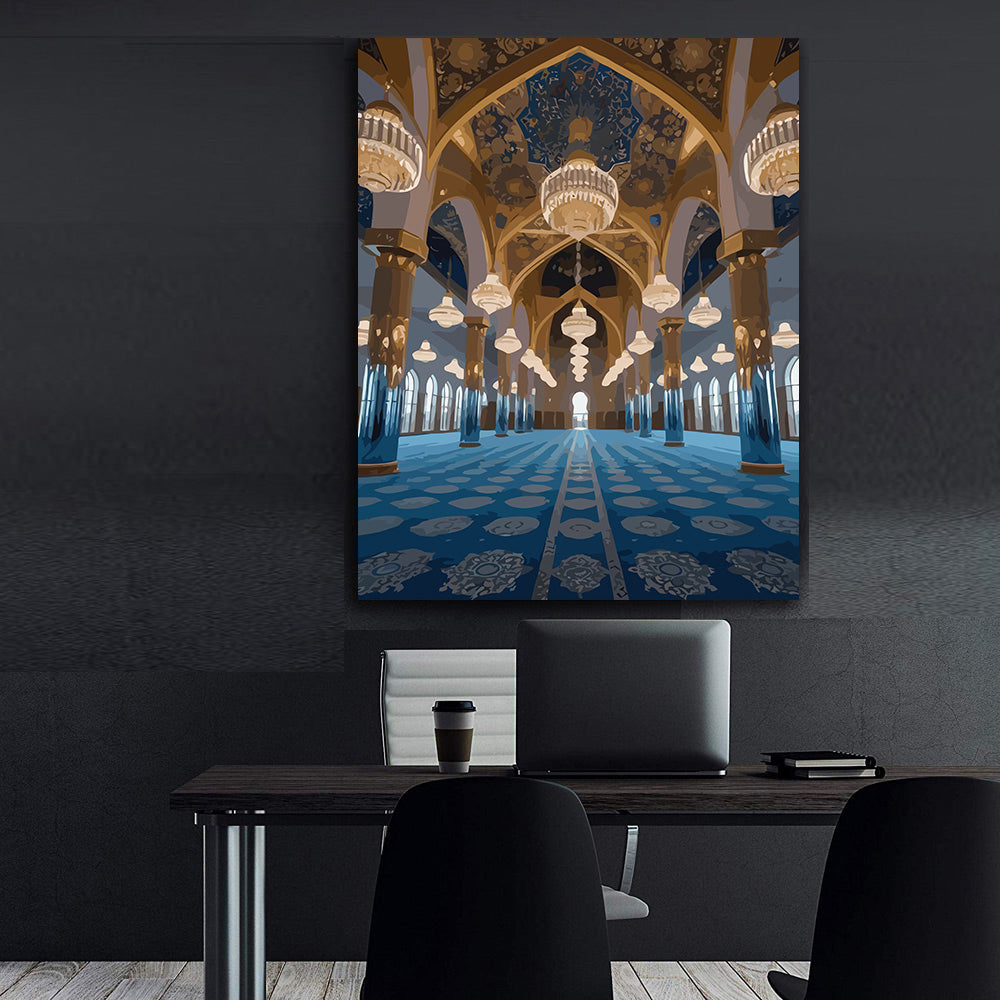 Set Pictură pe numere – Moscheea Sheikh Zayed 6325