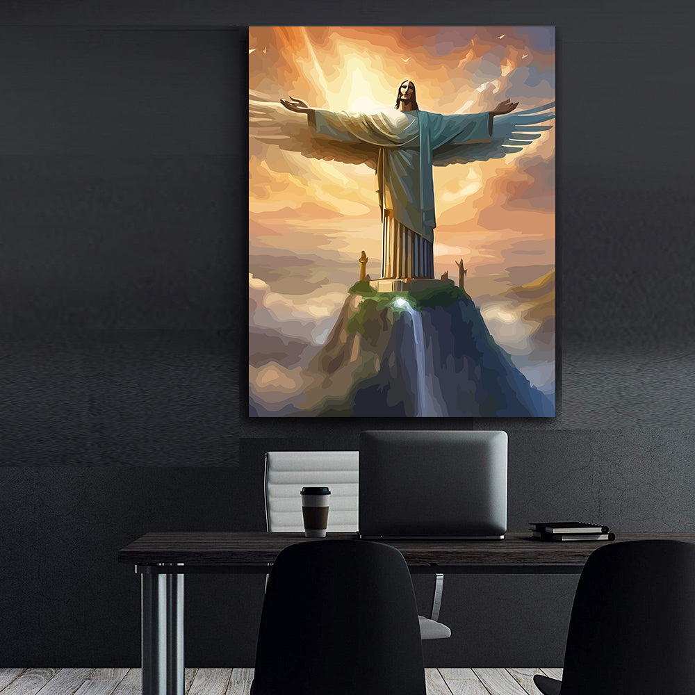 Set Pictură pe numere – Cristo Redentor 6391