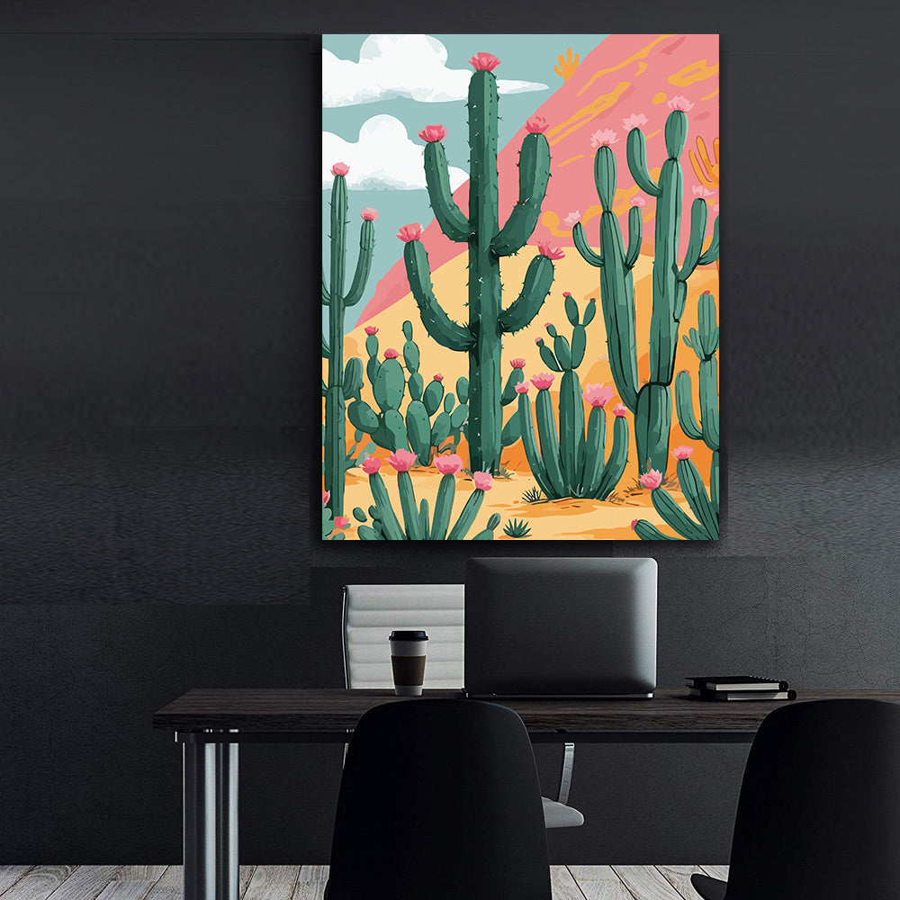 Pictura pe Numere – Oaza de coral 6916