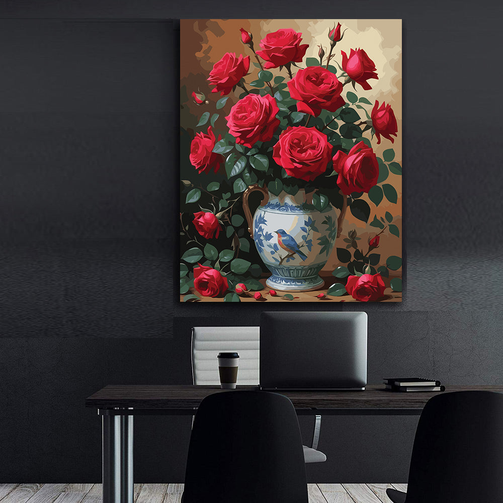Pictura pe Numere – Pasiune in vaza 7048