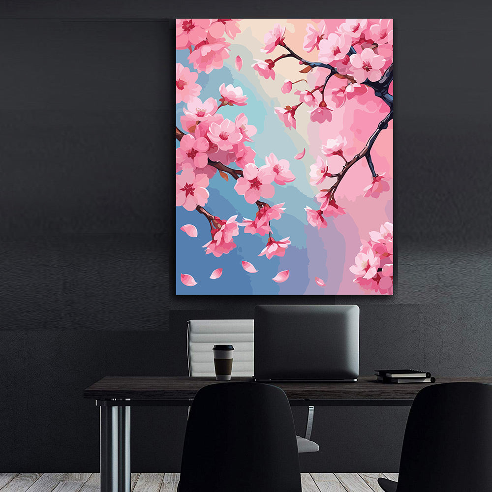 Pictura pe Numere – Zen in Roz si Azur 6766