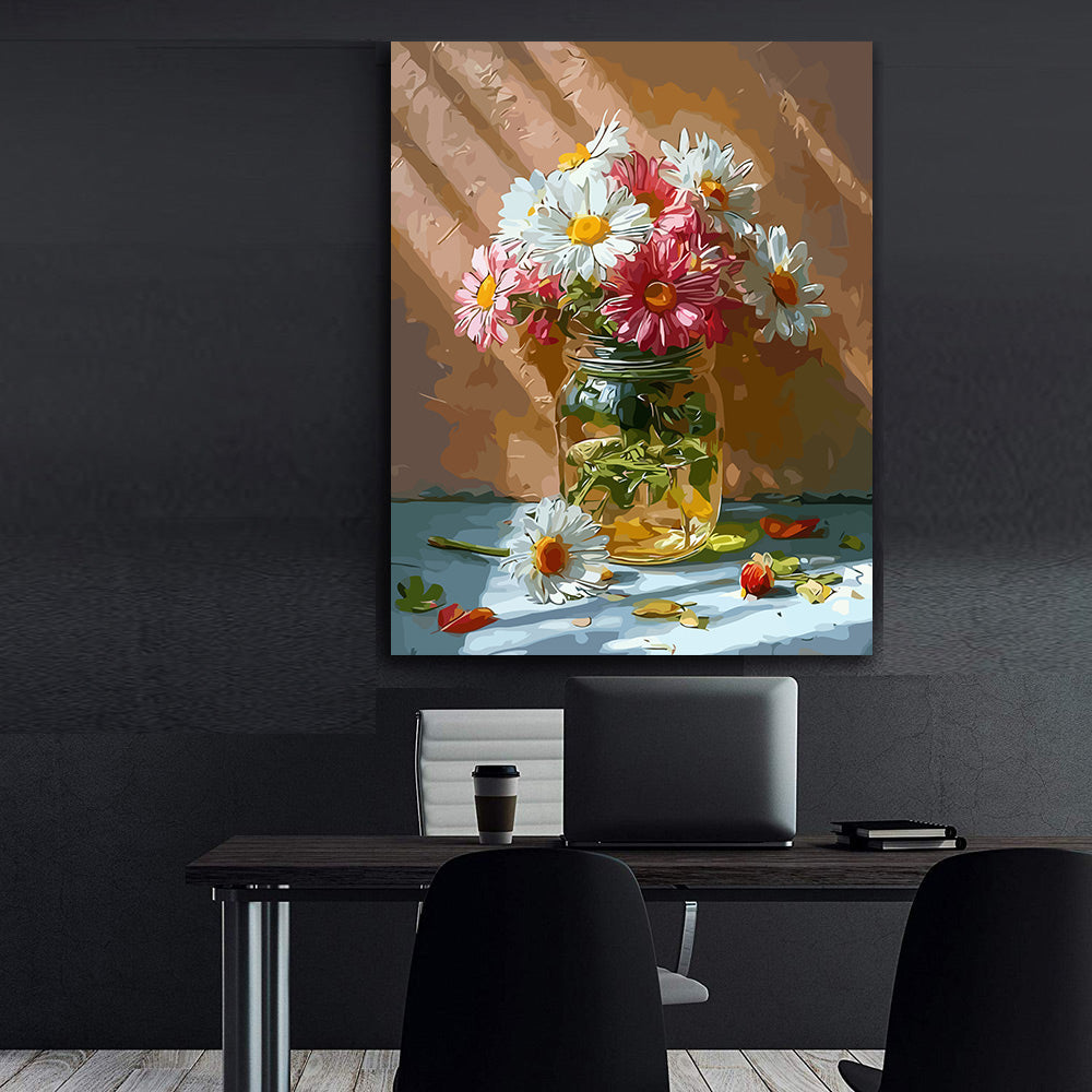 Pictura pe Numere – Flori culese in zori 6642