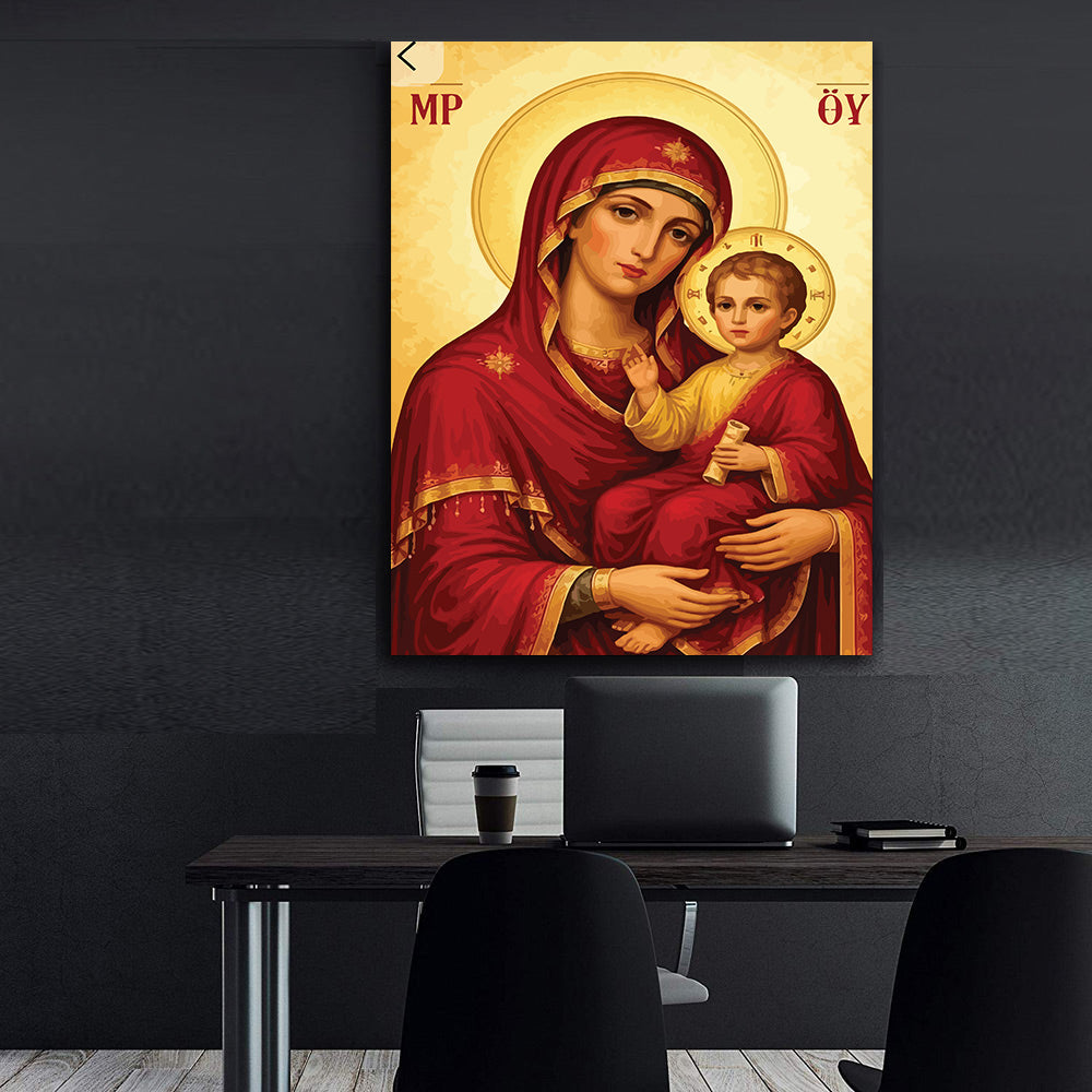 Pictura pe Numere – Ocrotirea Maicii Domnului 7502
