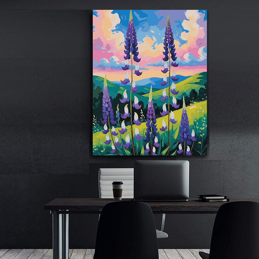Pictura pe Numere – Lupini in simfonia zorilor 7256