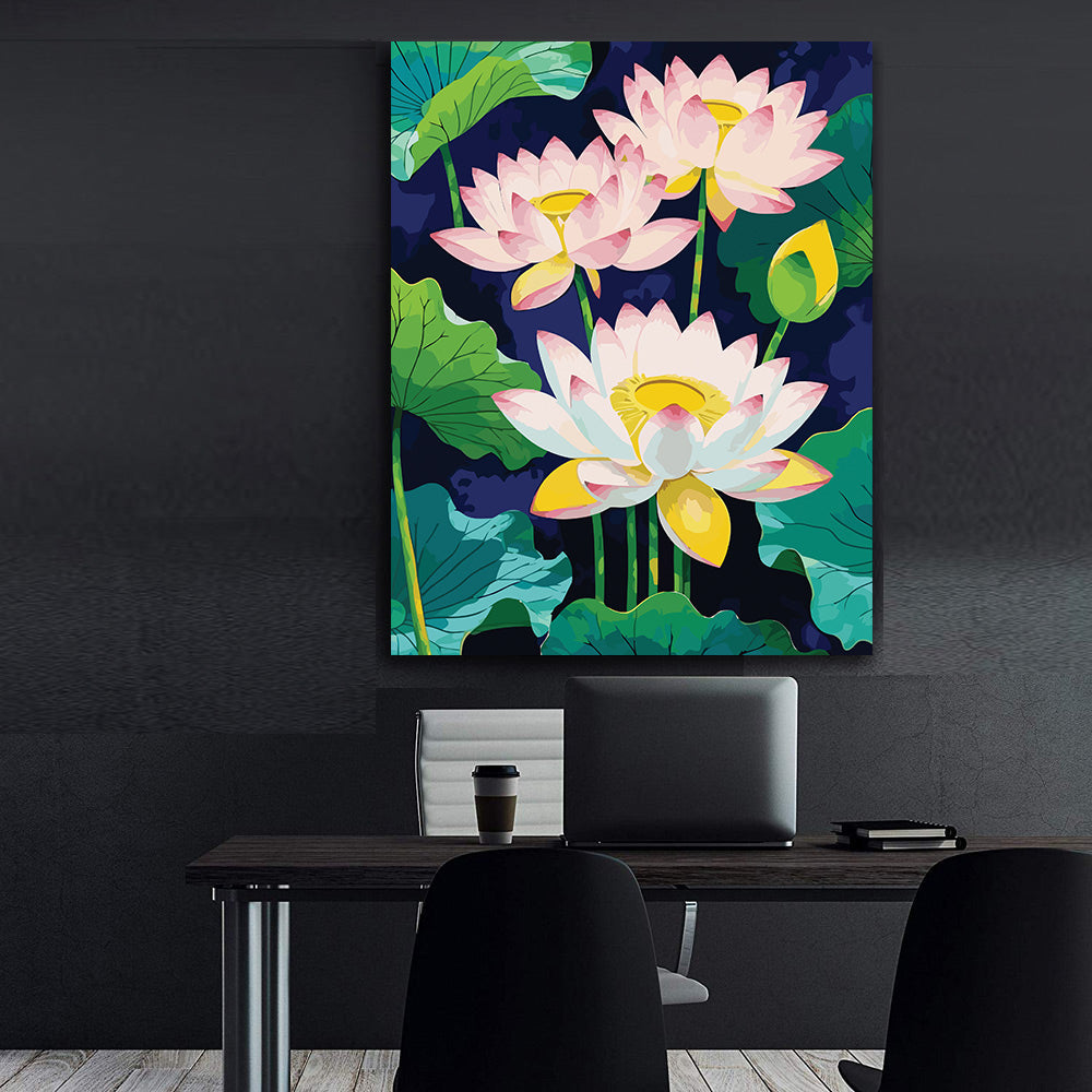 Pictura pe Numere – Lumina nufarului 7089