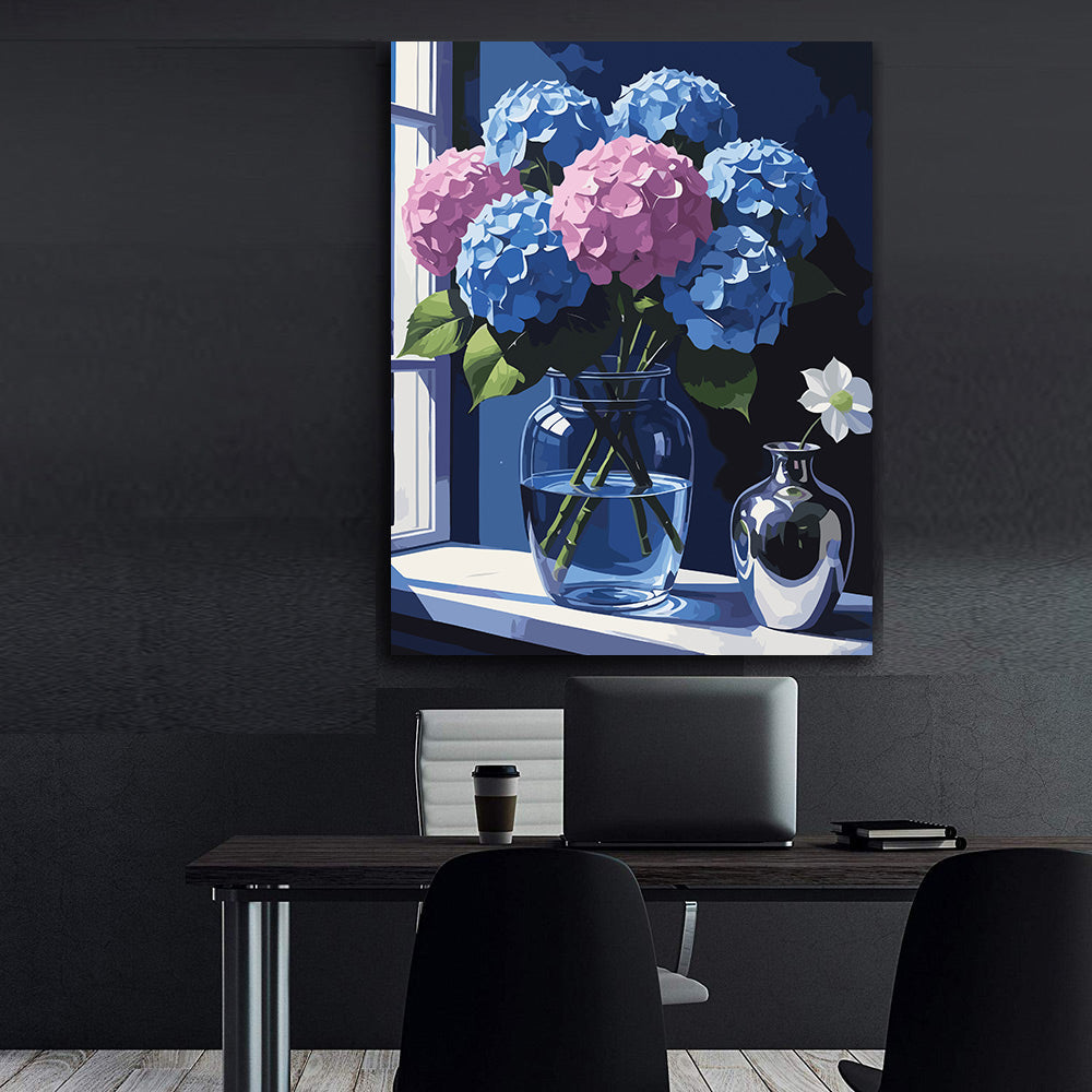 Pictura pe Numere – Contrast la fereastra 7046
