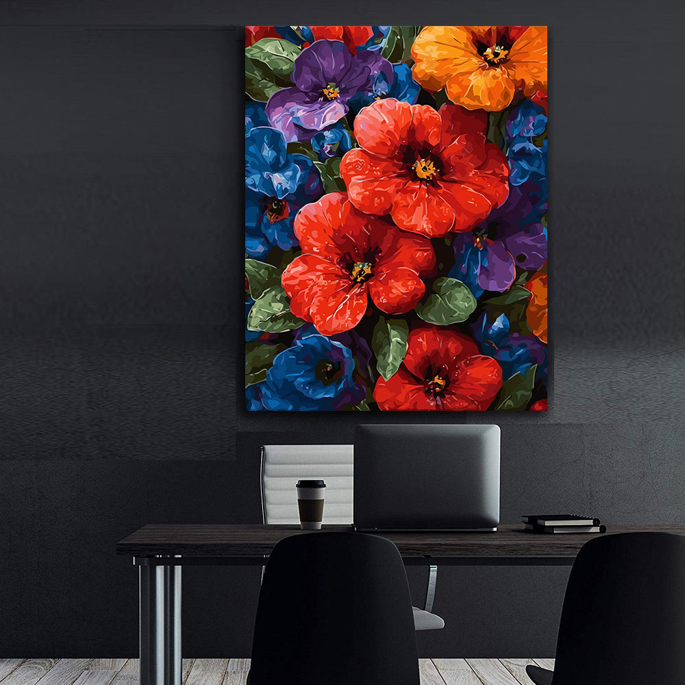 Pictura pe Numere – Sarutul amurgului pe petale 6605