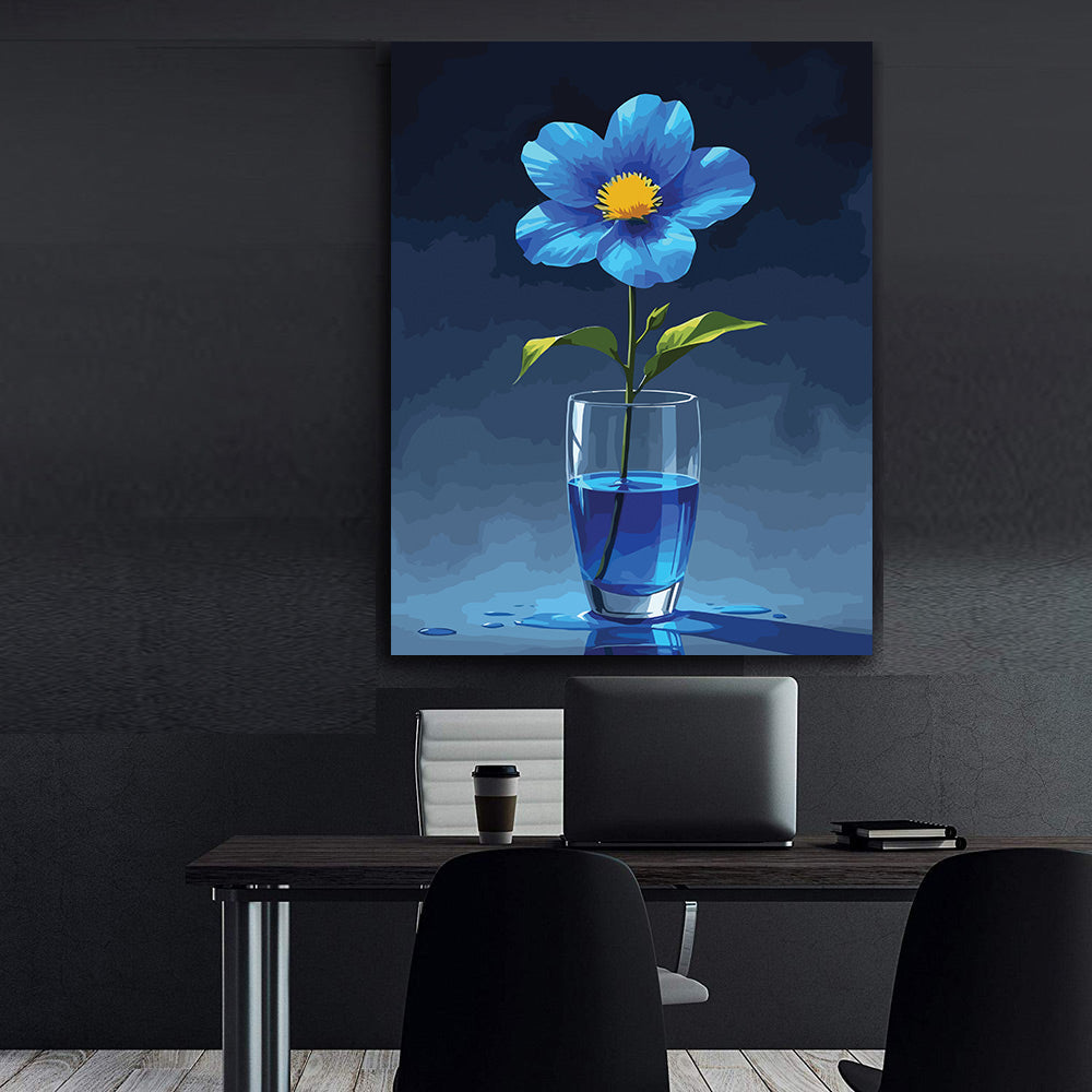 Pictura pe Numere – Ecou de safir 6914