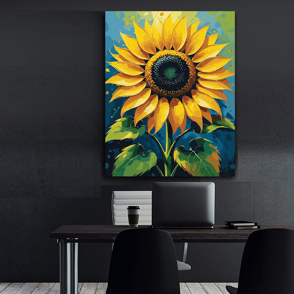 Pictura pe Numere – Floarea soarelui 6887