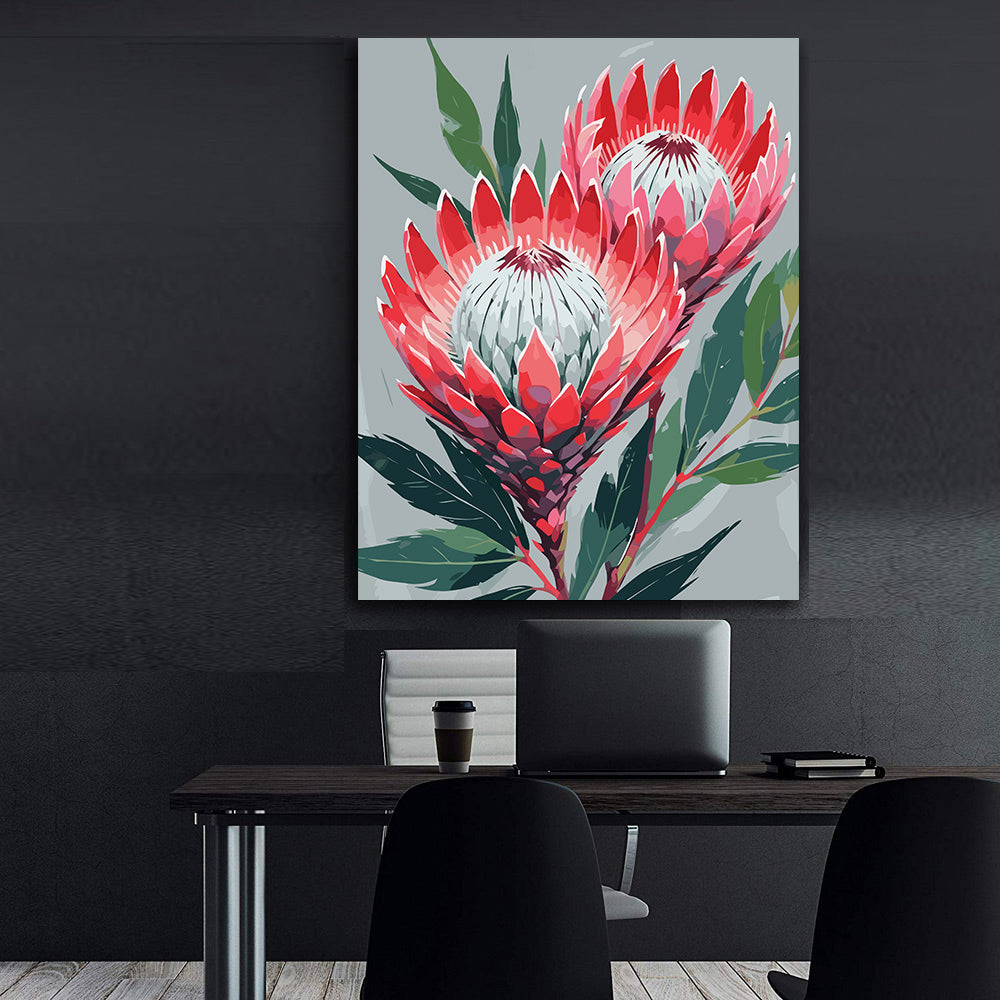 Pictura pe Numere – Protea eleganta 7007