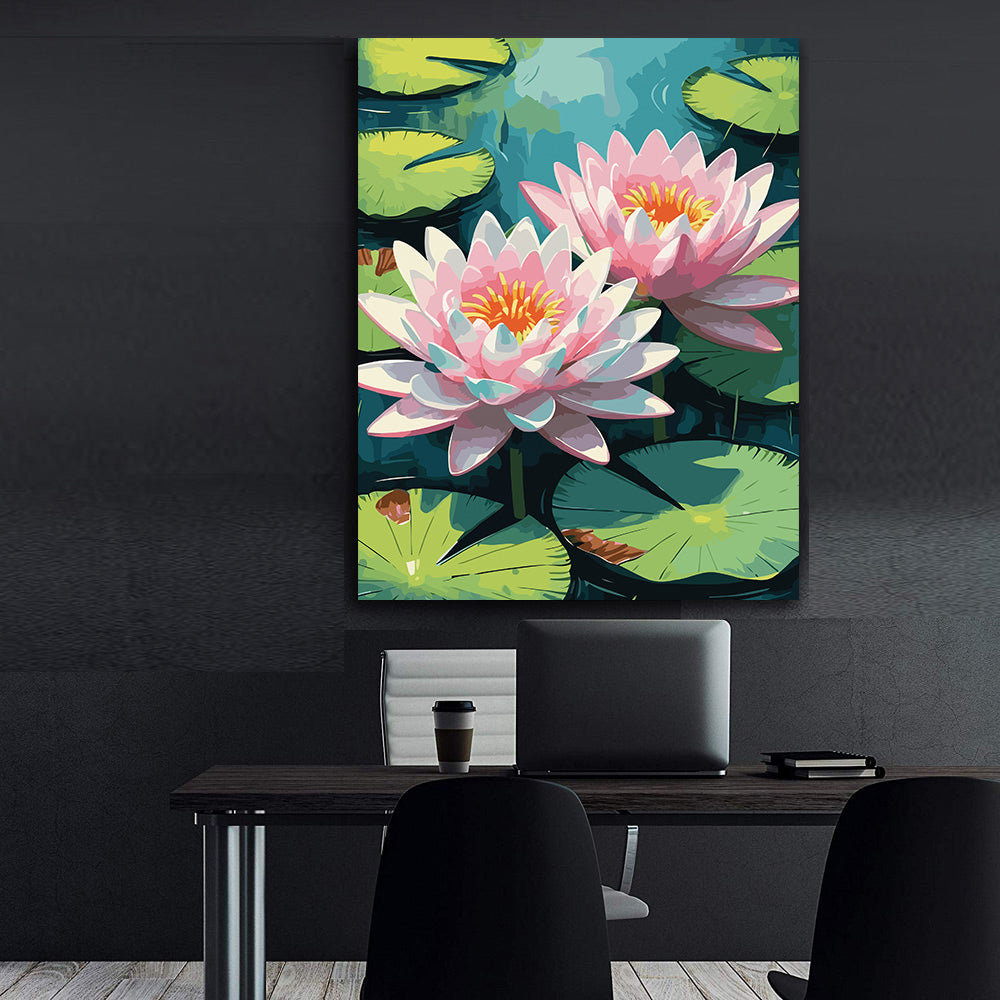Pictura pe Numere – Liniste pe lac 6911